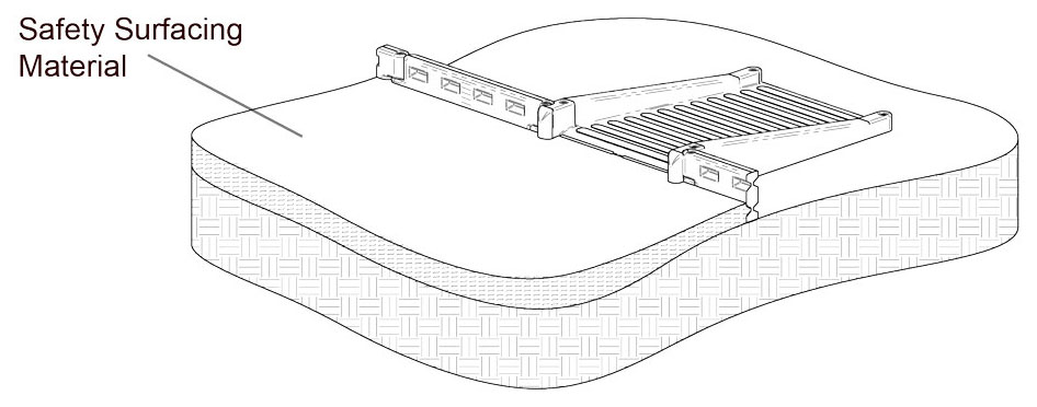 ADA half ramp illustration