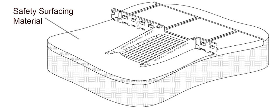 APS-ADA sidewalk mount ramp illustration