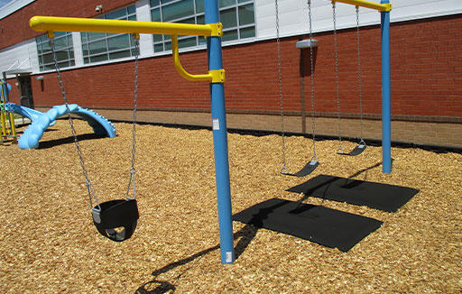 two swing wear mats