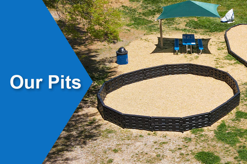 GaGa ball pit on a playground